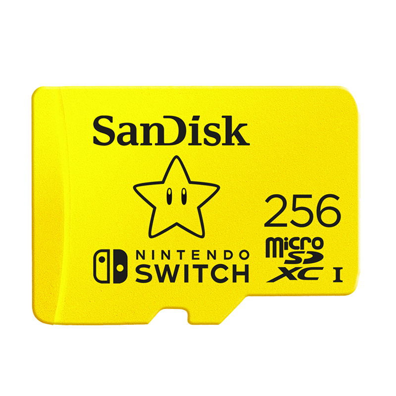 闪迪（SanDisk）256GB TF（MicroSD）存储卡 U3 4K 读速100MB/s 任天堂Switch授权 超级马里奥主题款