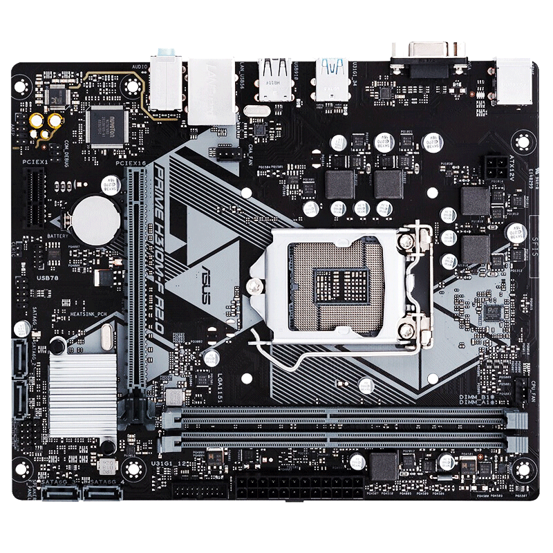 Asus/华硕 PRIME H310M-F R2.0 台式机电脑1151针主板电竞游戏办公主板 全新盒装 质保三年