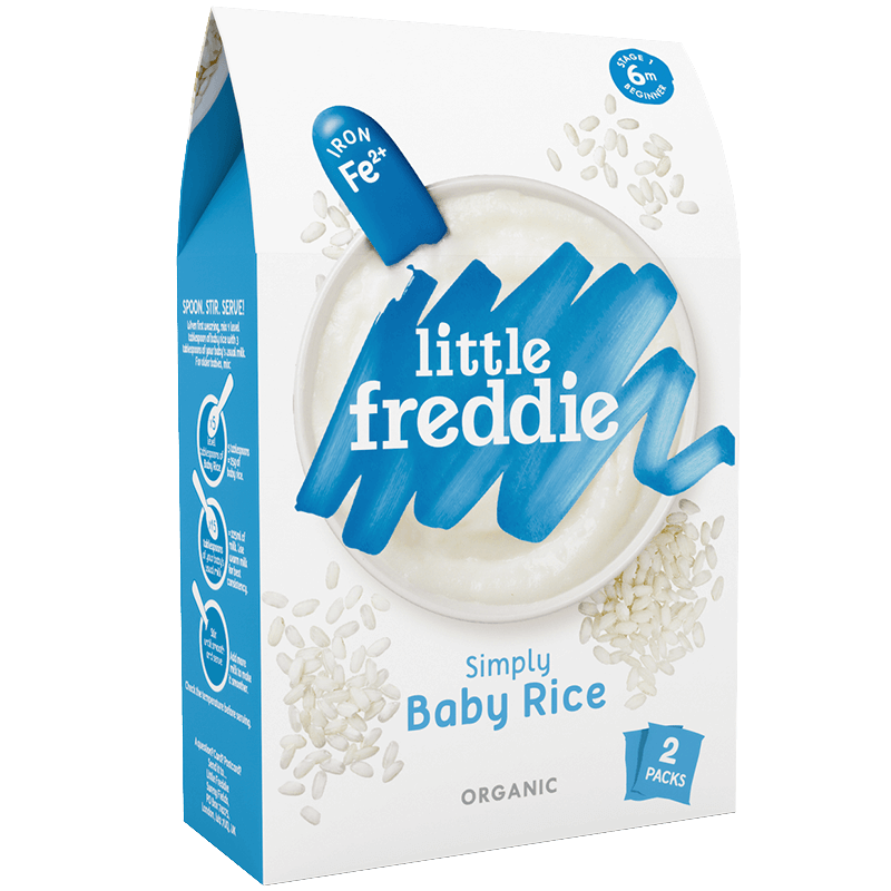 小皮(LittleFreddie)高铁米粉 细腻好吞咽 宝宝辅食 婴儿米糊 原味大米粉160g