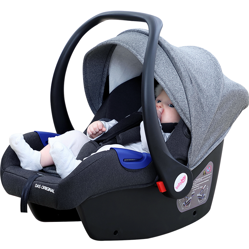  Babybay德国婴儿提篮式儿童安全座椅新生儿汽车用安全提篮睡篮车载坐椅摇篮0-15个月ZY07闪电黑