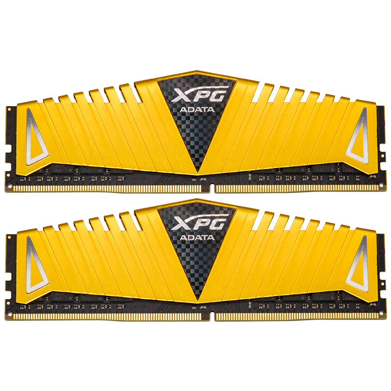 威刚（ADATA）16GB(8GBx2)套装 DDR4 3200  台式机内存 XPG-威龙Z1(金色)
