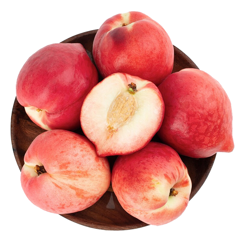 鲜桃记 河北春雪水蜜桃甜桃子 4.5斤装 单果重160-200g 新鲜时令水果