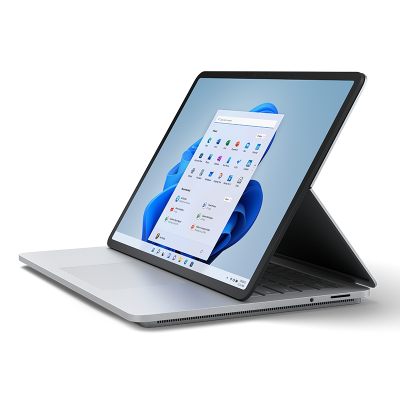 微软Surface Laptop Studio 11代酷睿i7 16G+512G亮铂金 手提商务笔记本电脑 14.4英寸高色域触屏 RTX3050Ti