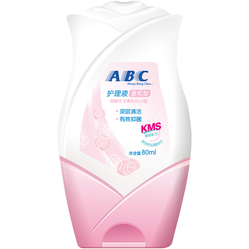 【屈臣氏】ABC 女性卫生护理洗液80毫升*2 新旧包装随机发货