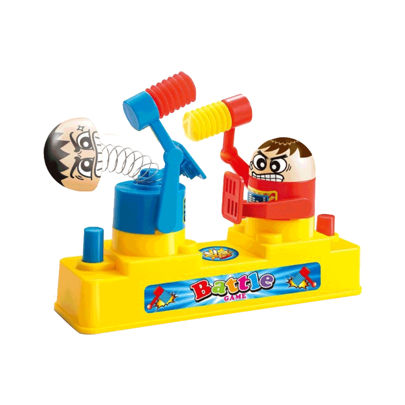 雷朗 儿童玩具抖音同款双人对打小人亲子对战游戏儿童玩具小黄人对打机对锤脑袋创意互打男孩玩具