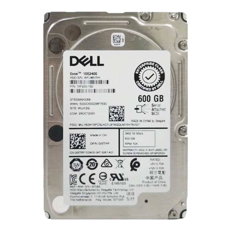 ������DELL��������Ӳ�� ����վ��ҵ��Ӳ�� NAS���ݴ洢����Ӳ�� 8TB��7.2K SAS 3.5Ӣ�硿��װ ����Ӳ����Ӳ���м� 2699Ԫ