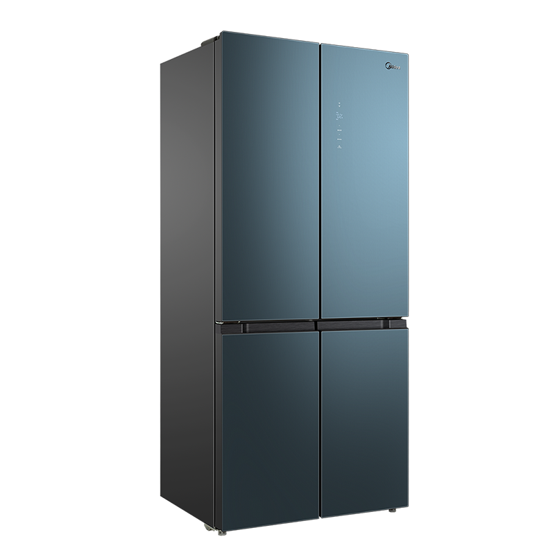 美的(Midea)510升 变频一级能效十字双开门家用冰箱玻璃面板智能家电BCD-510WSGPZM(E)