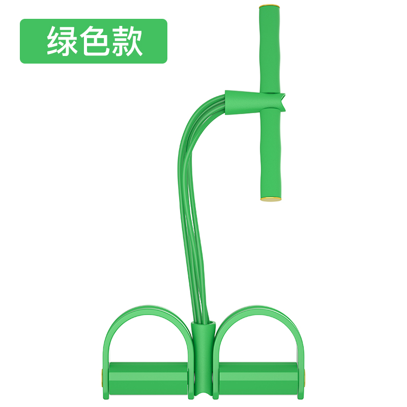 华亚 脚蹬拉力器仰卧起坐器 减肥瘦身运动健身器材 绿色