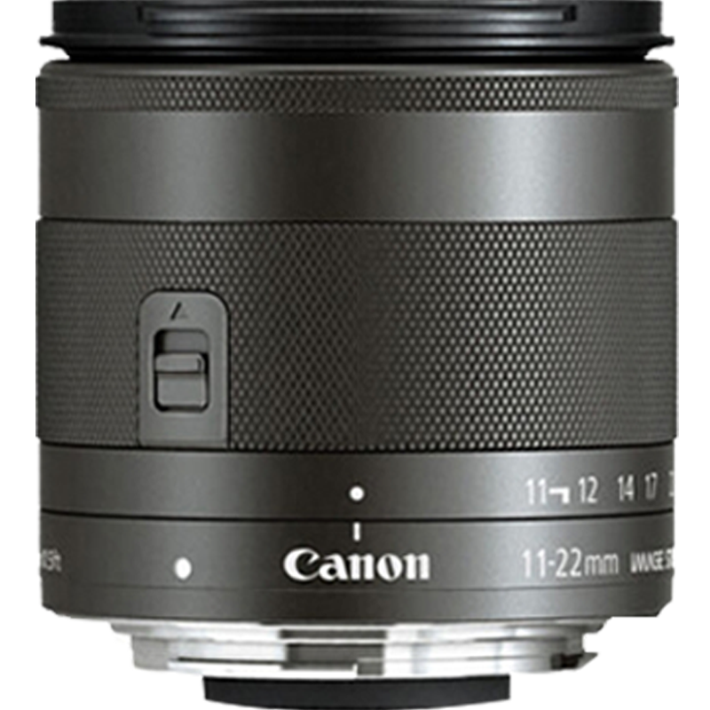 佳能 EF-M 11-22mm 广角变焦镜头人像微单镜头适用于 M50 M62 M200 M100 . 官方标配