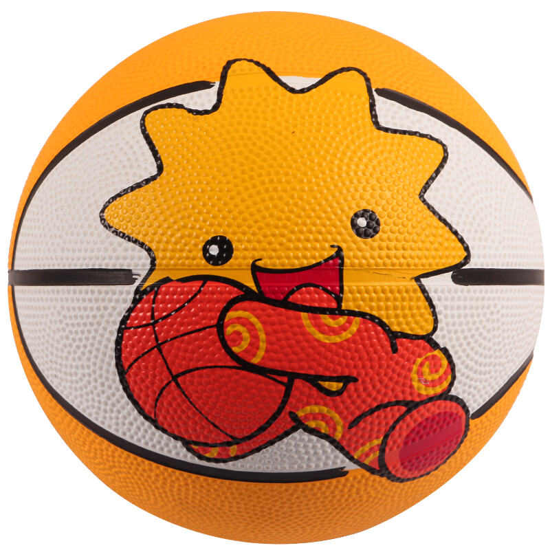 红双喜(DHS)3号儿童橡胶篮球宝宝玩具小皮球学生小蓝球FB300-1