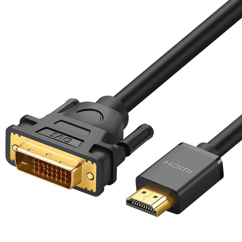 绿联 HDMI转DVI转换线 DVI转HDMI 4K60Hz高清线 双向互转视频线 笔记本电脑显卡机顶盒投影仪显示器连接线1米