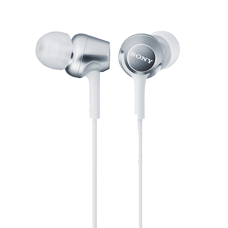 索尼（SONY）入耳式立体声通话耳机MDR-EX255AP 白色