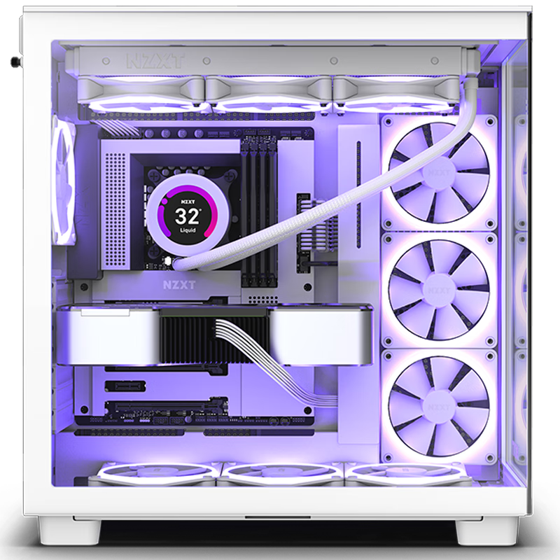 NZXT  H9 Flow ˫ǻԻ䣨360ˮ//ֻ壩 ɫʵ899Ԫ