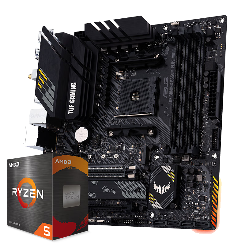 AMD R5 5600 ˶ TUF GAMING B550M-PLUS WIFI II  CPUװʵ1305.66Ԫ