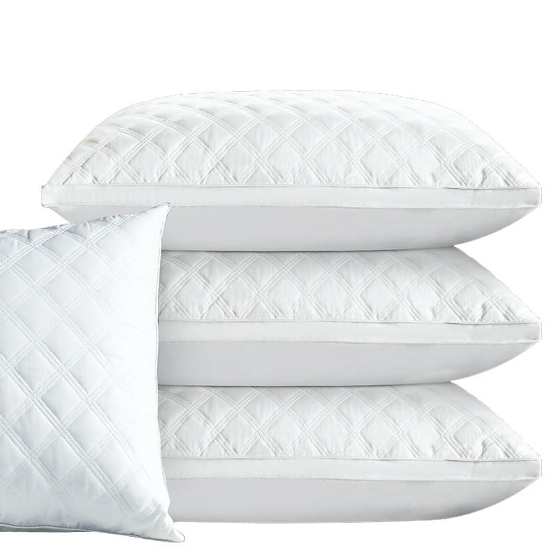 南极人NanJiren 枕头枕芯一对装（2只）星级酒店羽丝绒安睡枕颈椎枕 双人家用高弹枕头芯
