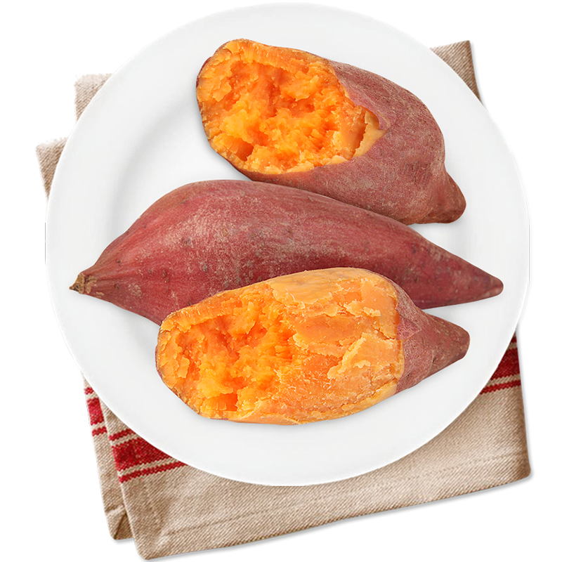 福建六鳌红薯 红蜜薯 2.5kg 8-12根/箱  新鲜蔬菜健康轻食