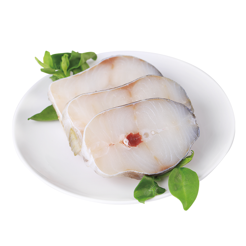 渔天下 冷冻大西洋真鳕鱼排（中段）330g 2-5块  海鲜水产健康轻食