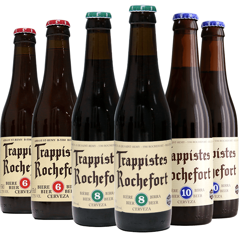 罗斯福（Rochefort）10号*2/8号*2/6号*2啤酒组合 330ml*6瓶 修道士精酿 比利时进口