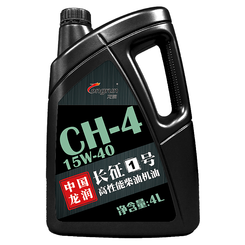 龙润机油 “长征1号”柴机油 高性能柴油发动机油CH-4 15W-40 4L 货卡用品