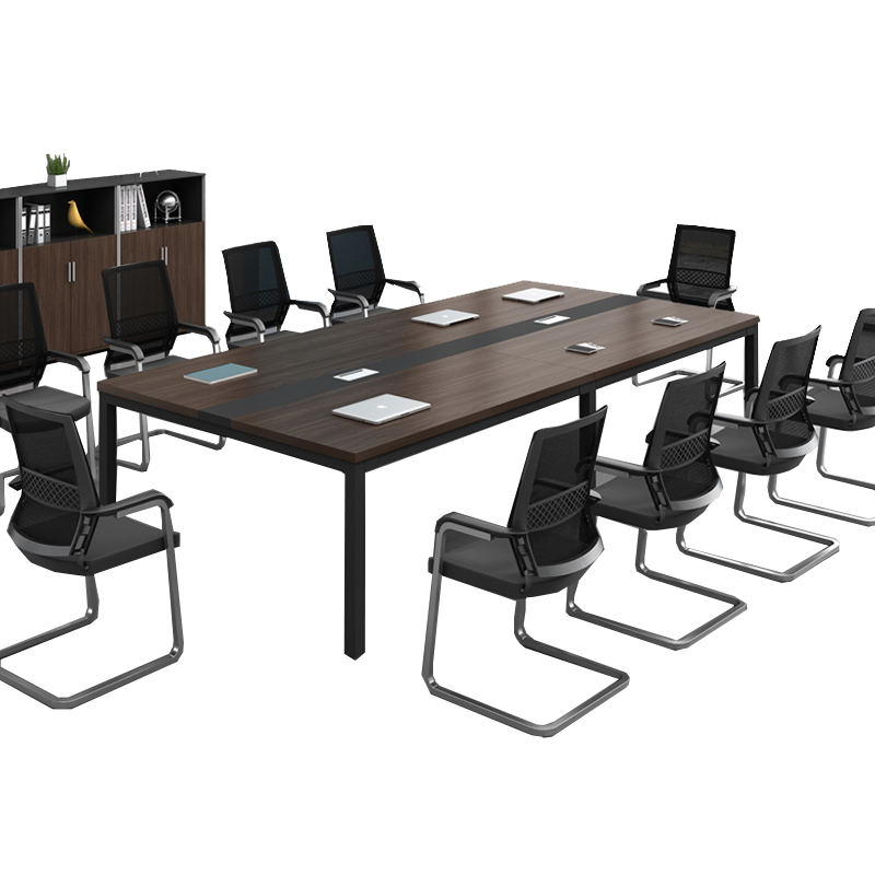优宜（YOE.FTY）会议桌长桌 小型接待洽谈桌会议室办公家具培训桌6人8人10人大型会议桌椅组合 色卡(颜色订制）
