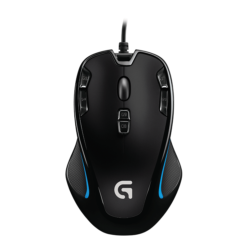 罗技（G）G300s有线鼠标 游戏鼠标 9个可编程G键 吃鸡鼠标 吃鸡绝地求生FPS