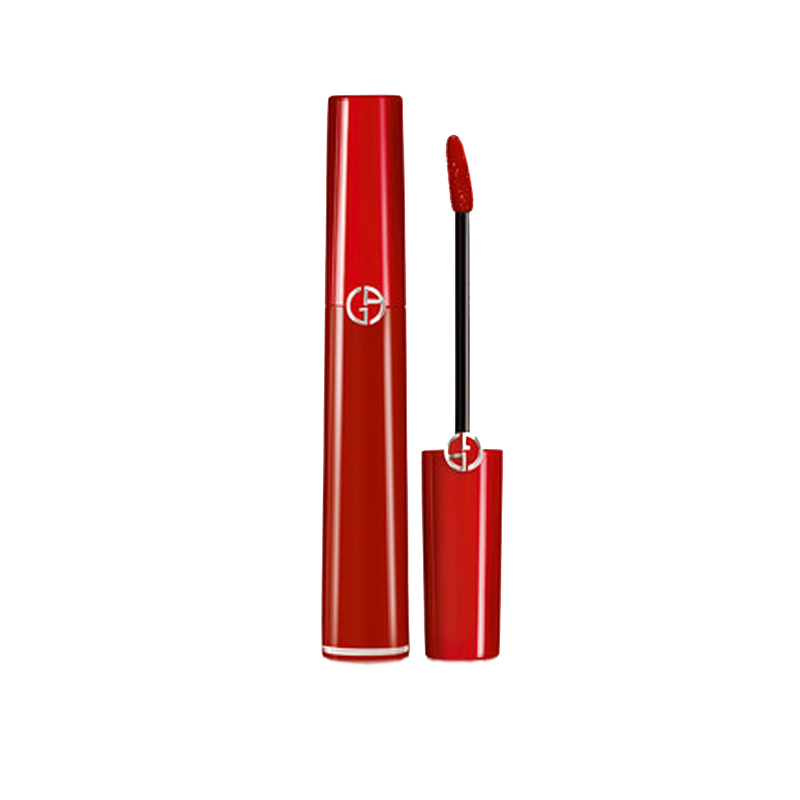 阿玛尼（ARMANI）臻致丝绒哑光唇釉 口红 405 红管哑光 番茄红色 6.5ml 彩妆礼物
