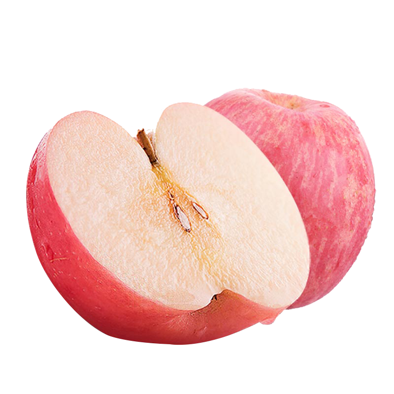洛川苹果 陕西红富士苹果   40个80mm果径 约9.5kg  新鲜水果苹果 40枚80