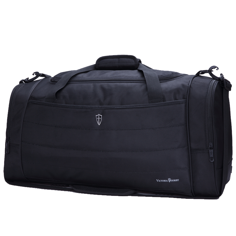 维多利亚旅行者 VICTORIATOURIST 旅行包男女 手提包大容量多功能旅行袋 单肩包V7006黑色