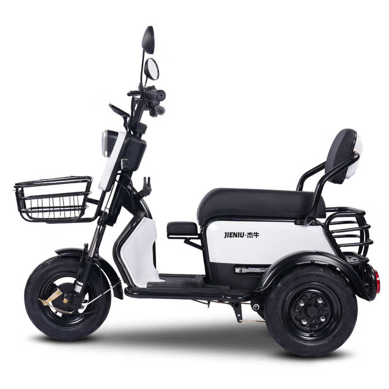 杰牛电动三轮车电动车老人老年代步电动车家用女士小巧电瓶车助力车