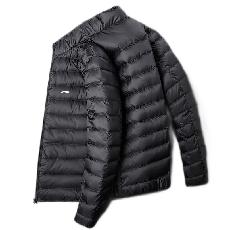 秋冬热卖男士休闲简约轻量舒可拆卸连帽保暖加厚鸭绒羽绒服男