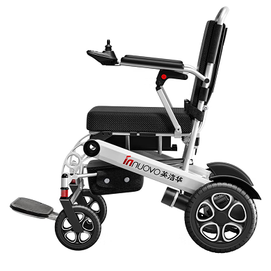 英洛华电动轮椅车老年人残疾人助力电动车智能全自动折叠全铝合金超轻便携锂电池 标准款W5521+无刷电机+10AH锂电3950元