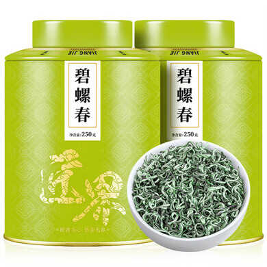 匠界茶葉綠茶2023年新茶蘇州特級碧螺春嫩芽明前春茶禮盒罐裝500g