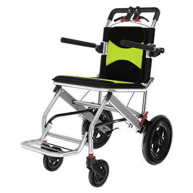 初邦 【蜂窝轮减震】轮椅老人轻便可折叠减震手动轮椅便携式超轻可上飞机旅行家用老年人残疾人铝合金轮椅648元