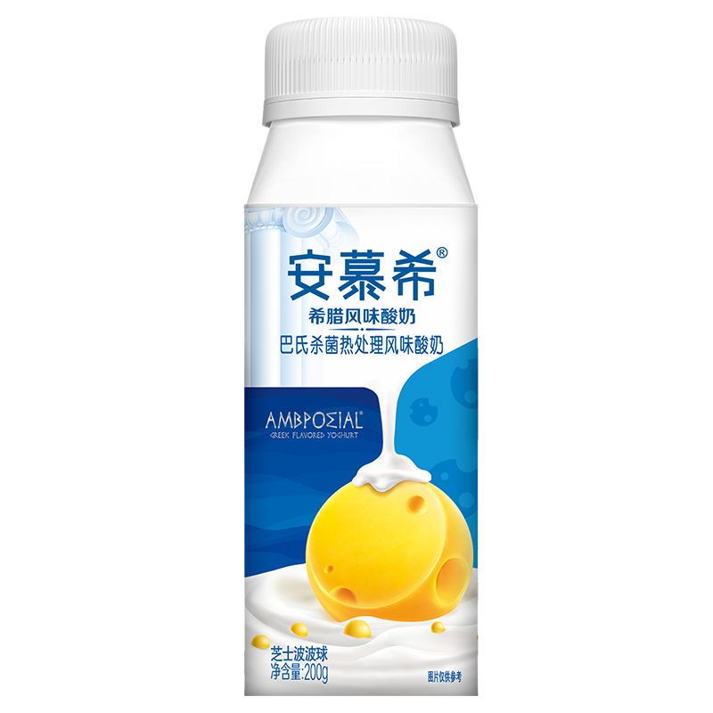伊利 安慕希常温酸奶芝士波波球200g*10瓶/箱 - 喵喵折