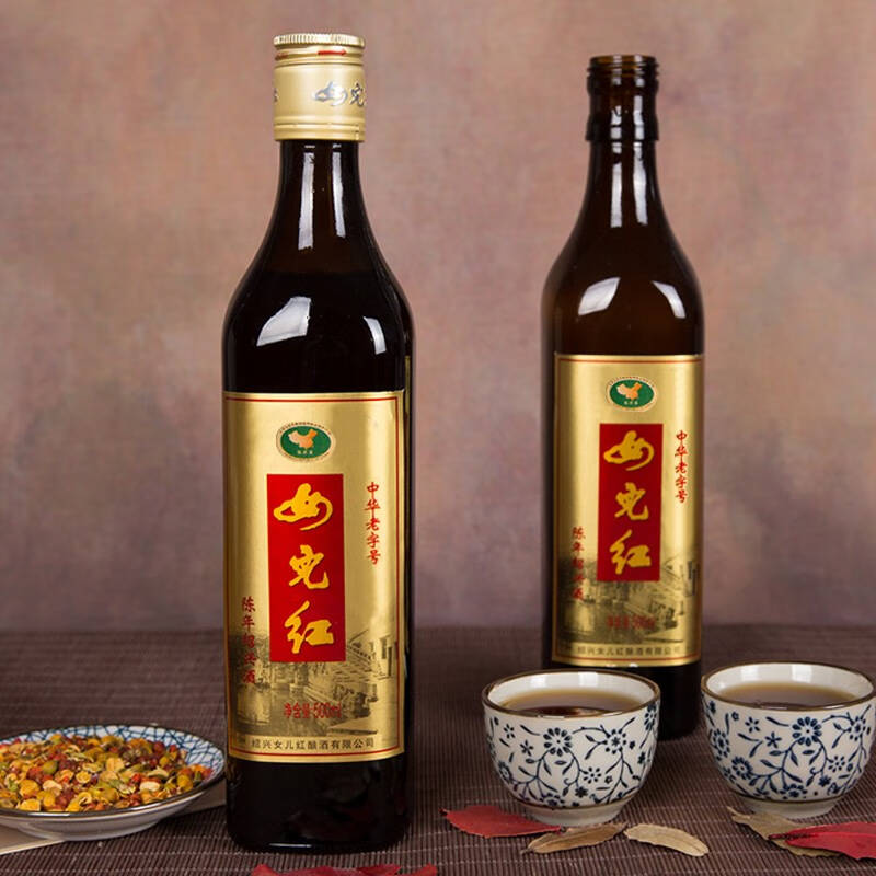 出口酒その他の醸造酒女儿红绍兴黄酒陈年花雕酒500ml12