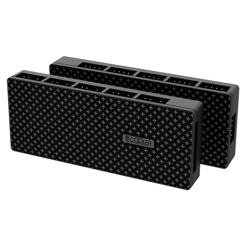 超频三主板5v3针12v4针argb集线器1分10风扇神光同步aura一分十拓展盒