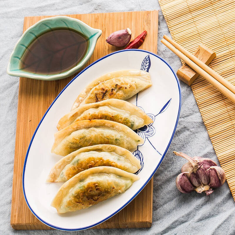 必品阁bibigo韩式传统煎饺640g约25只脆皮煎饺锅贴速冻饺子水饺早餐