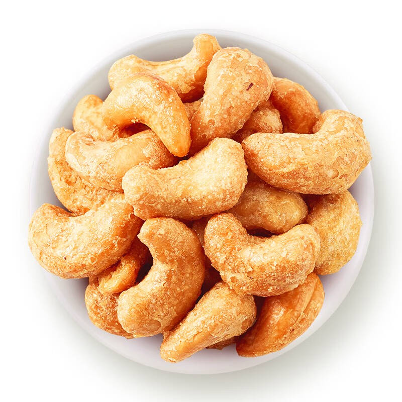 来伊份每日坚果碳烧腰果干果仁炒货零食小包装150g腰果仁4件