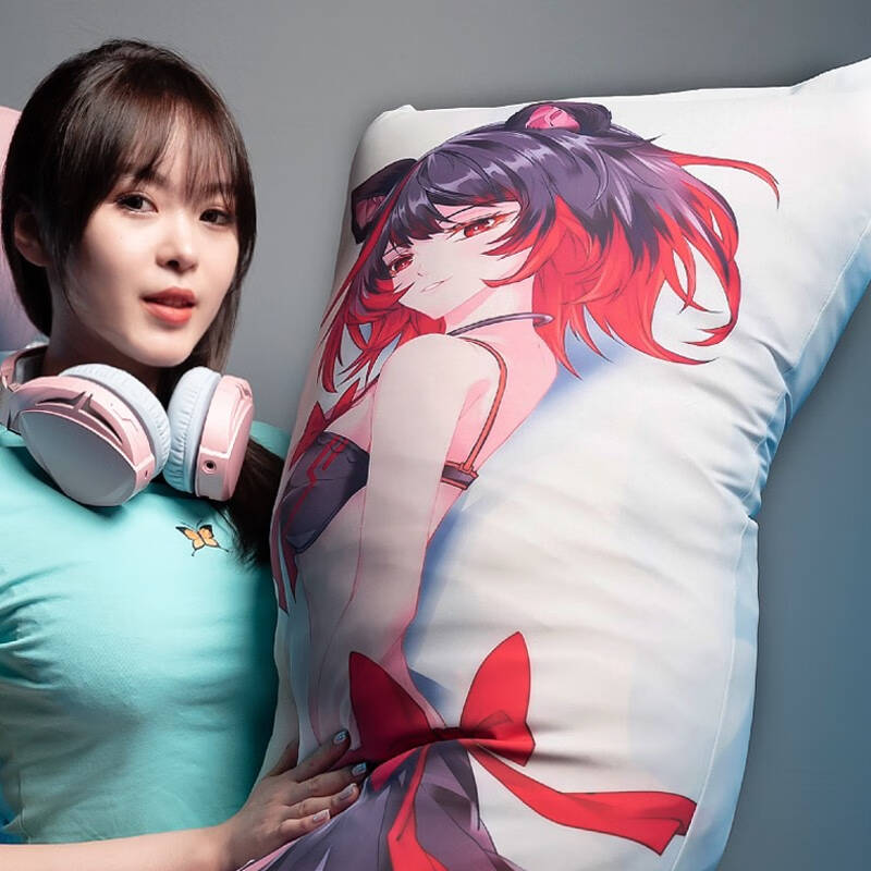 男生生日礼物长条 动漫二次元人型双面宅男抱枕 ro姬限定抱枕