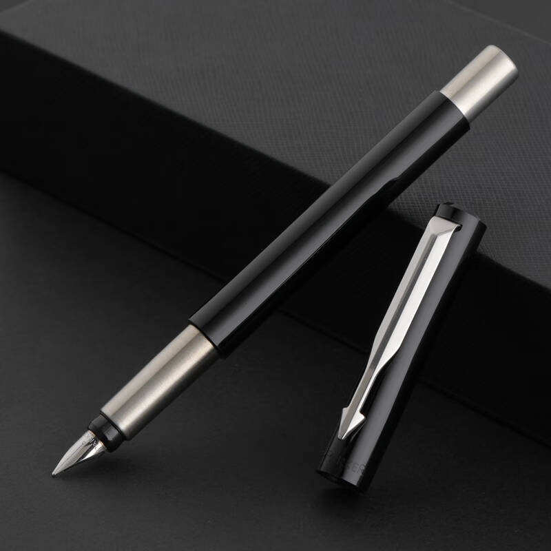 派克parker钢笔威雅系列黑色胶杆墨水笔