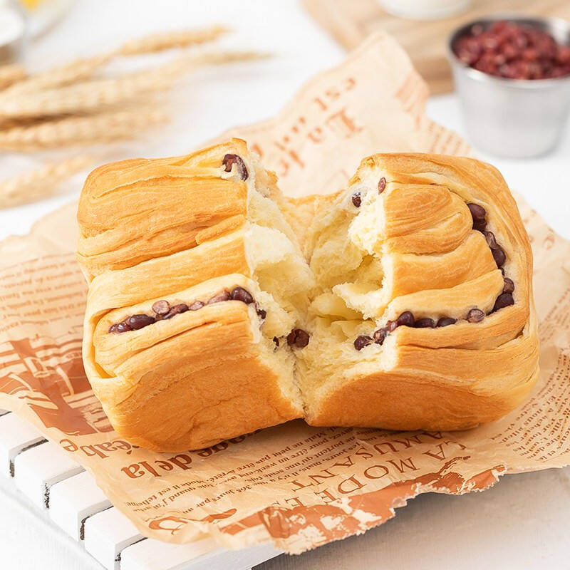 宾堡bimbo红豆手撕面包早餐早点零食充饥夜宵点心原味手撕5袋装3件