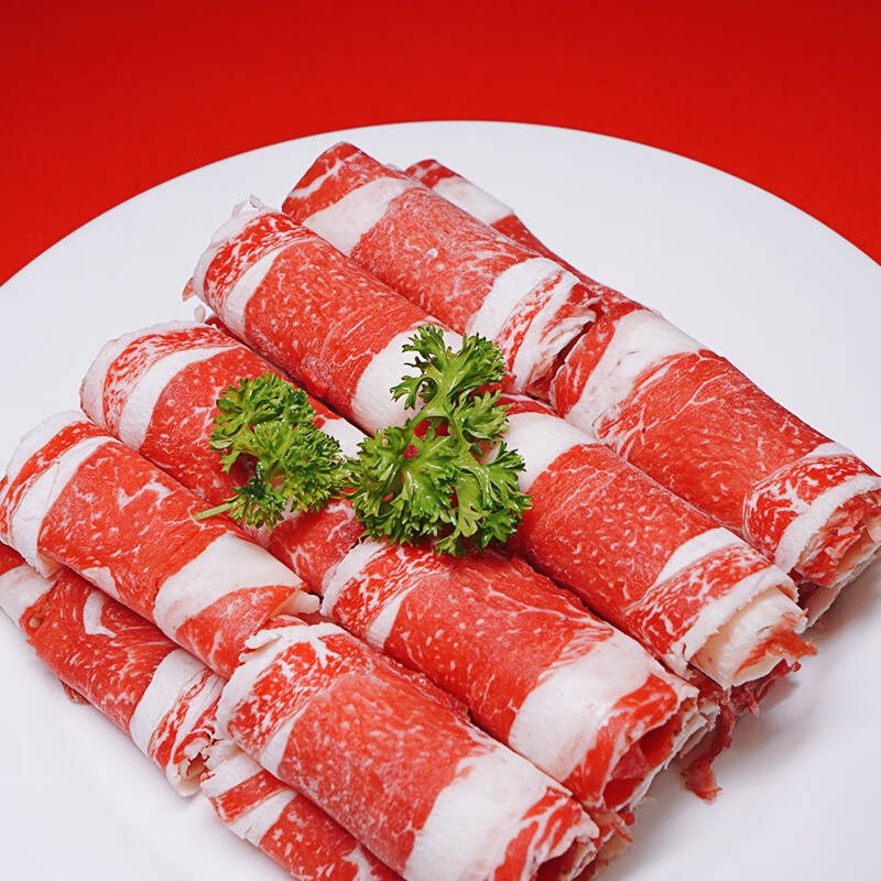 大希地火锅食材肥牛卷鲜嫩牛肉卷牛肉片250g袋4袋装1000g2件