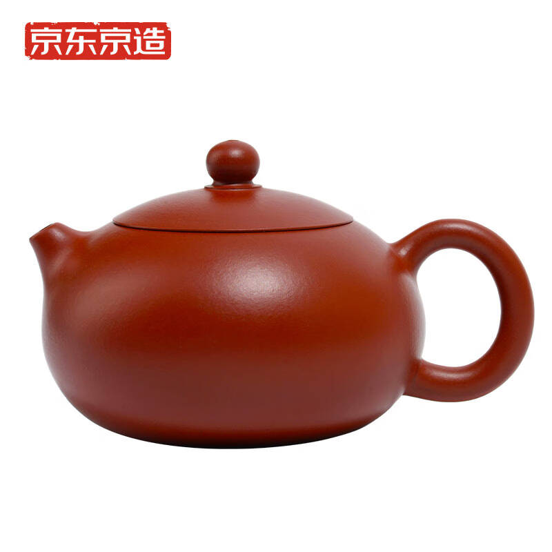 京东京造宜兴紫砂壶原矿朱泥手工茶壶泡茶壶功夫茶具朱泥西施壶250ml